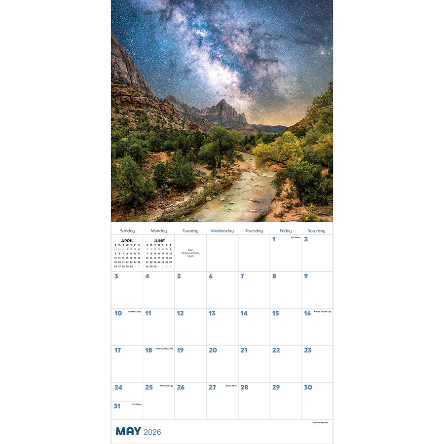 2026 Stargazing Wall Calendar