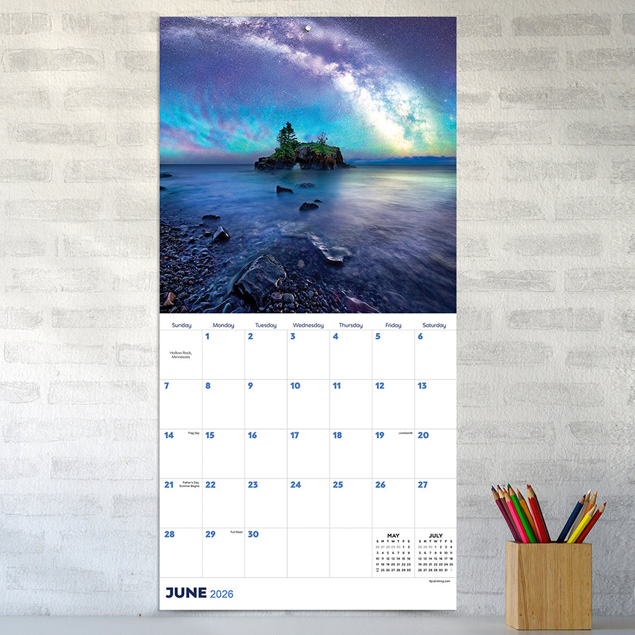 2026 Stargazing Wall Calendar