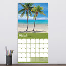 2026 Tropical Beaches Wall Calendar-4