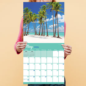 2026 Tropical Beaches Wall Calendar - 0
