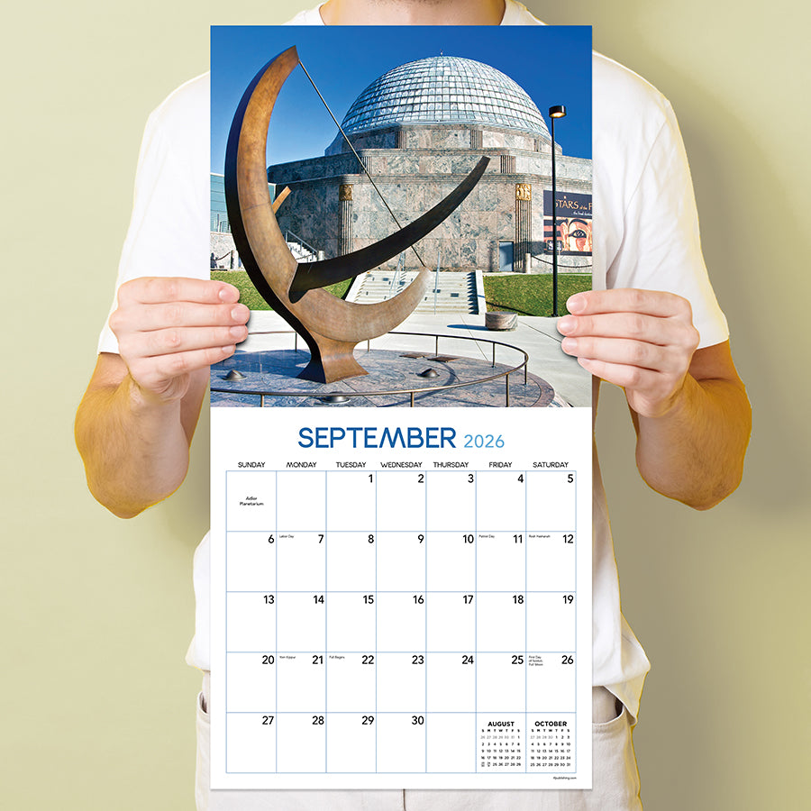 2026 Chicago Wall Calendar - 0