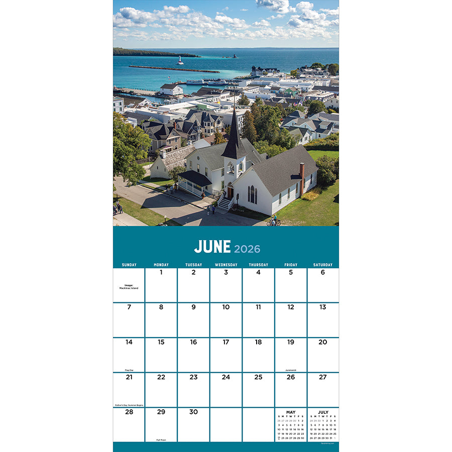 2026 Michigan Wall Calendar