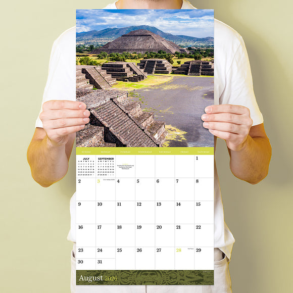 2026 Mexico Wall Calendar