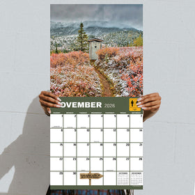 2026 Outhouses Wall Calendar - 0