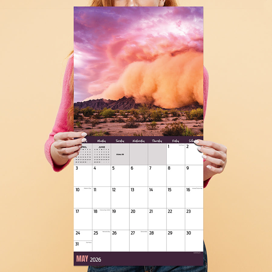2026 Weather Wall Calendar - 0