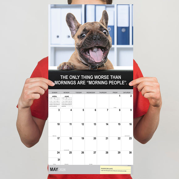 2026 Desk Dogs Wall Calendar