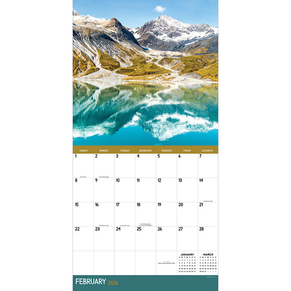 2026 Alaska Wall Calendar