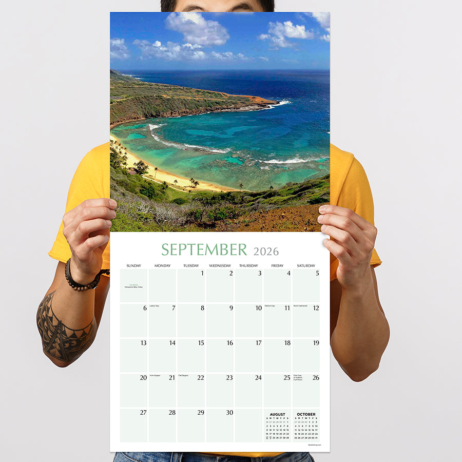 2026 Hawaii Wall Calendar - 0