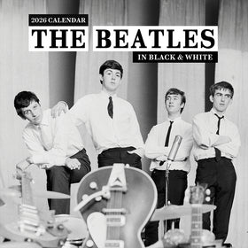 2026 The Beatles: In Black & White Wall Calendar