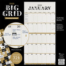 2026 Big Grid-Floral Wall Calendar-6