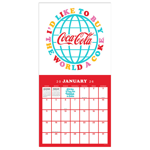 2026 Coke: Harmony Wall Calendar