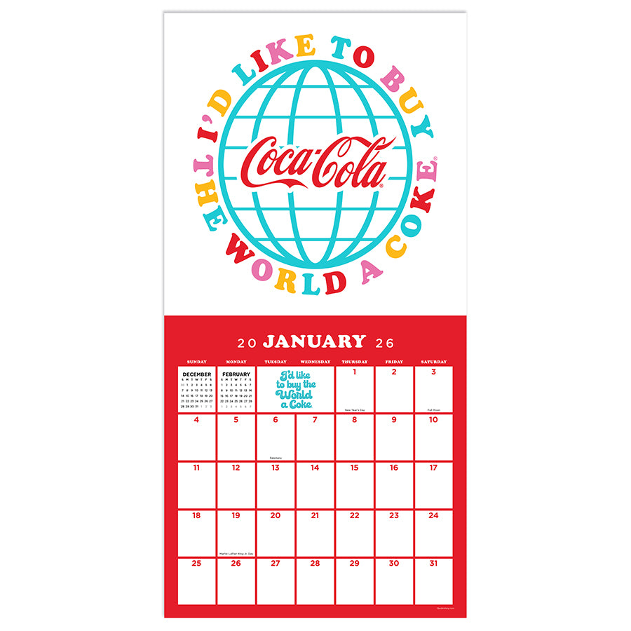 2026 Coke: Harmony Wall Calendar
