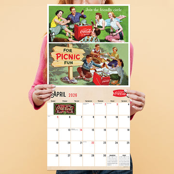 2026 Coke: Vintage Nostalgia Wall Calendar - 0