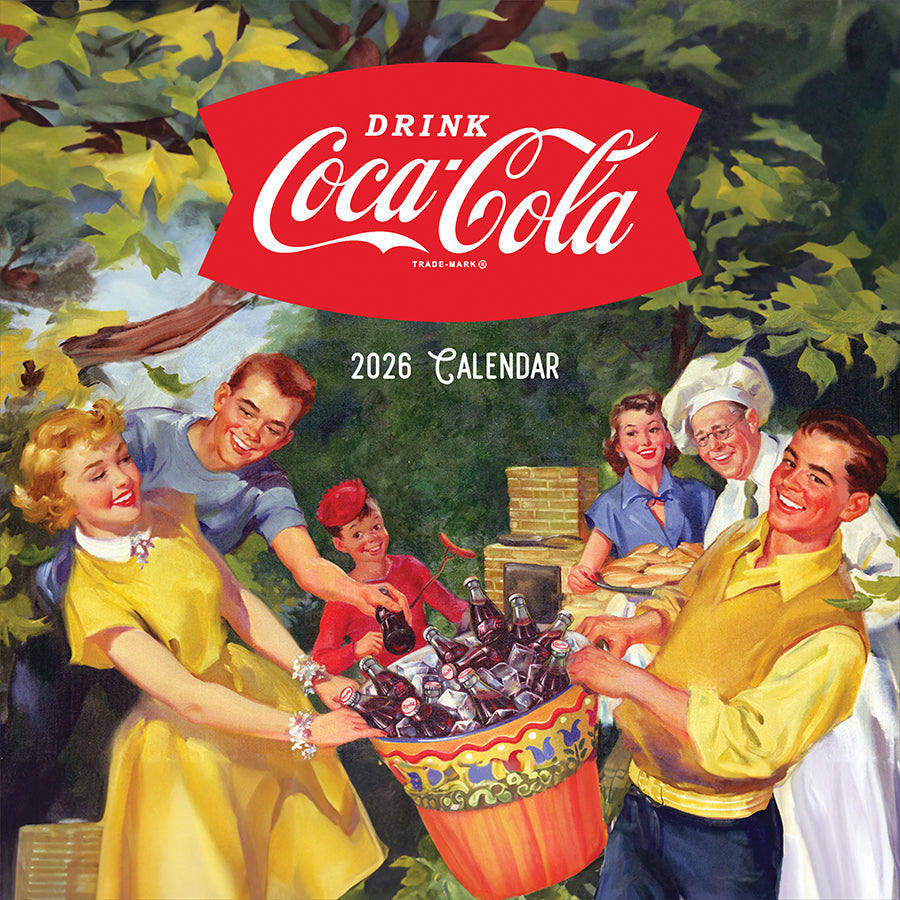2026 Coke: Vintage Nostalgia Wall Calendar
