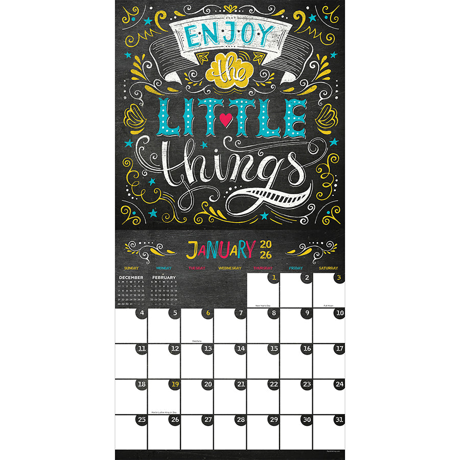 2026 Chalk It Up Wall Calendar