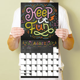 2026 Chalk It Up Wall Calendar - 0