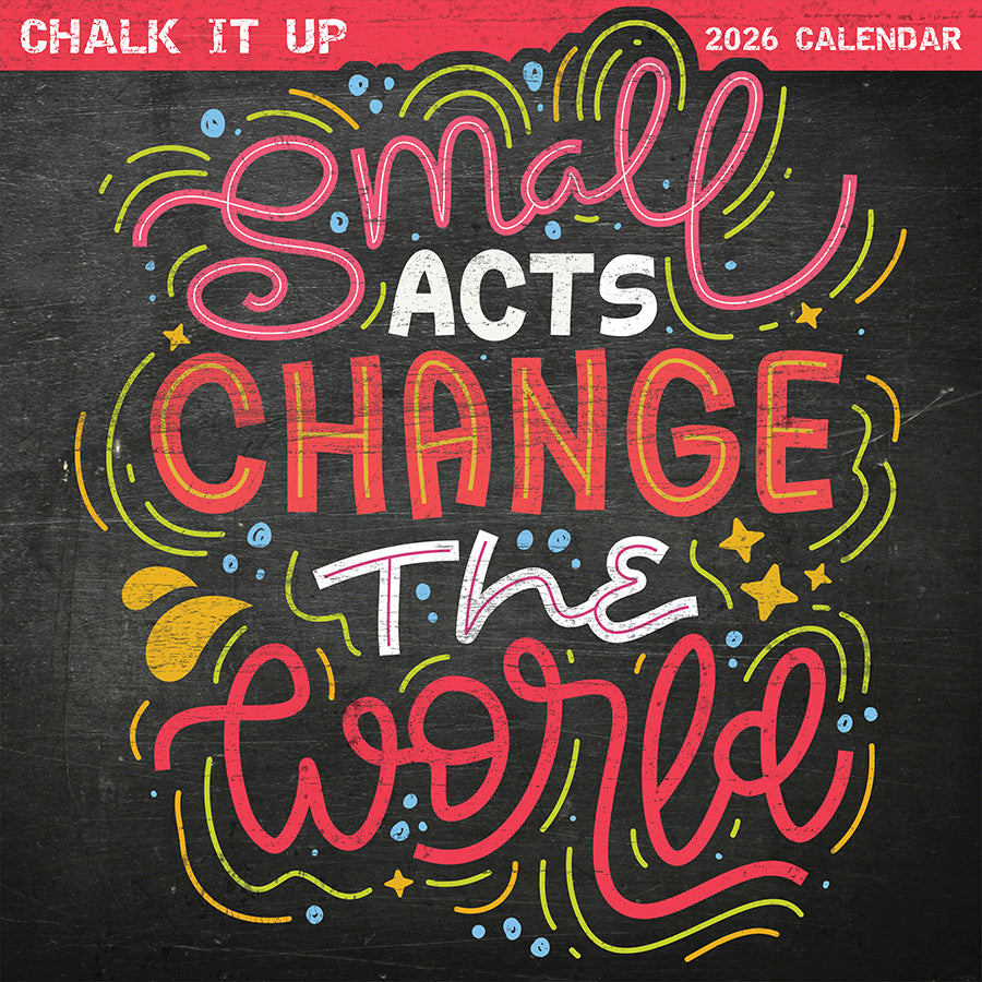 2026 Chalk It Up Wall Calendar