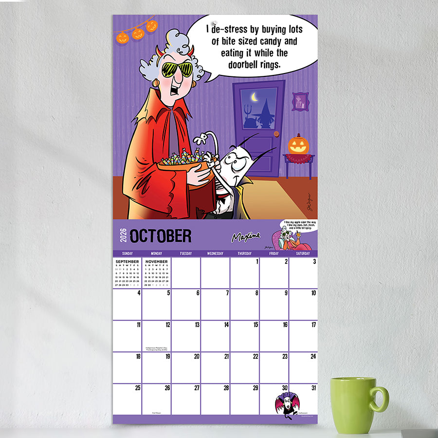 2026 Maxine Wall Calendar