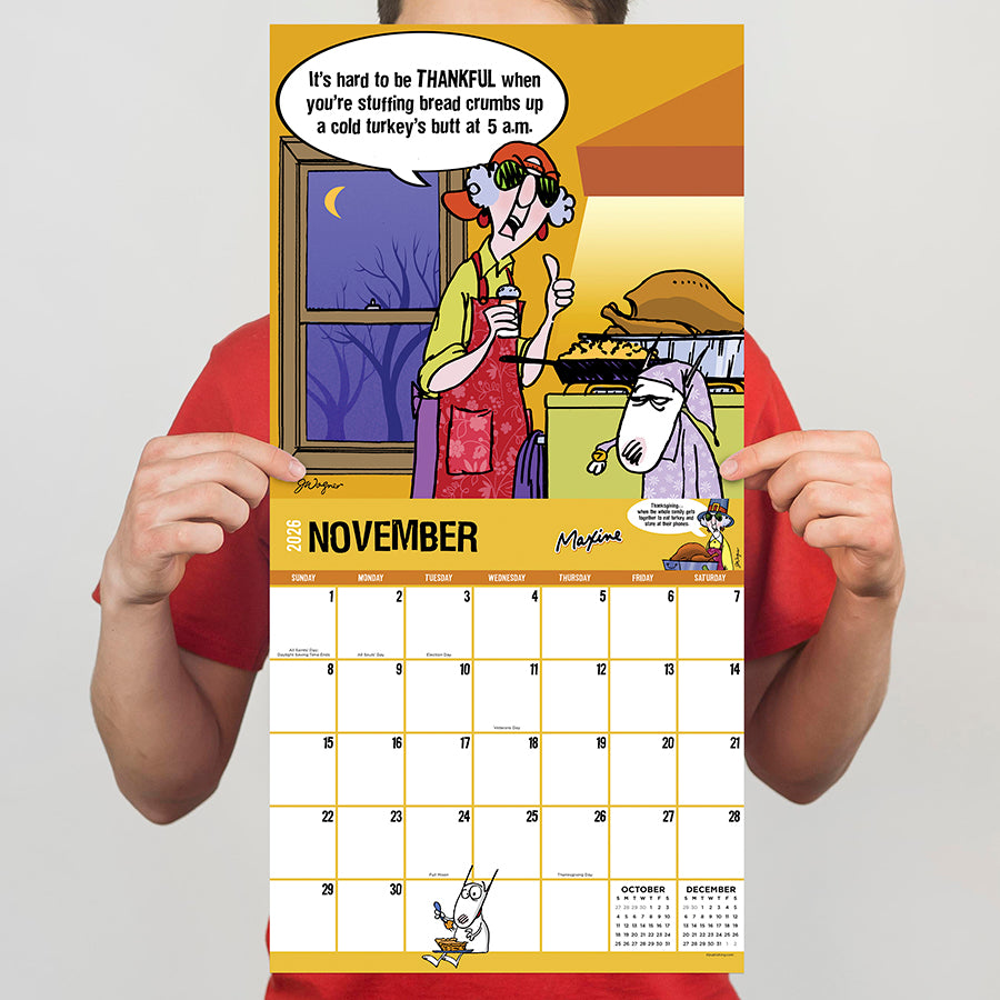 2026 Maxine Wall Calendar - 0