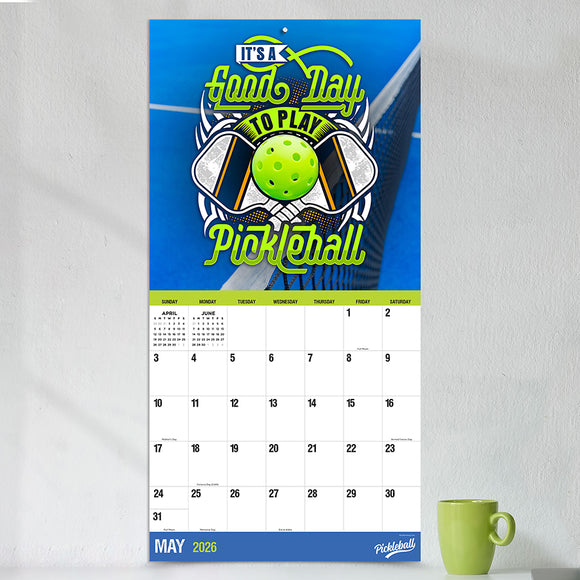 2026 Pickleball is Life Wall Calendar