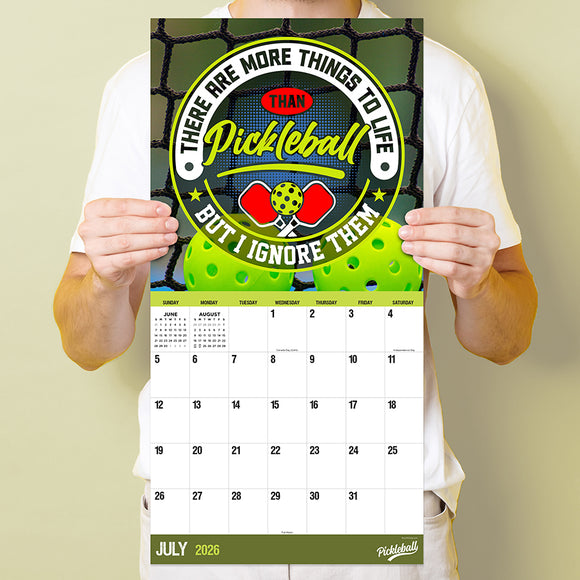 2026 Pickleball is Life Wall Calendar