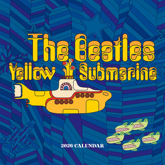 2026 The Beatles: Yellow Submarine Wall Calendar
