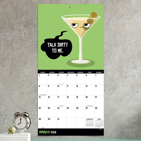 2026 Rated R Puns Wall Calendar