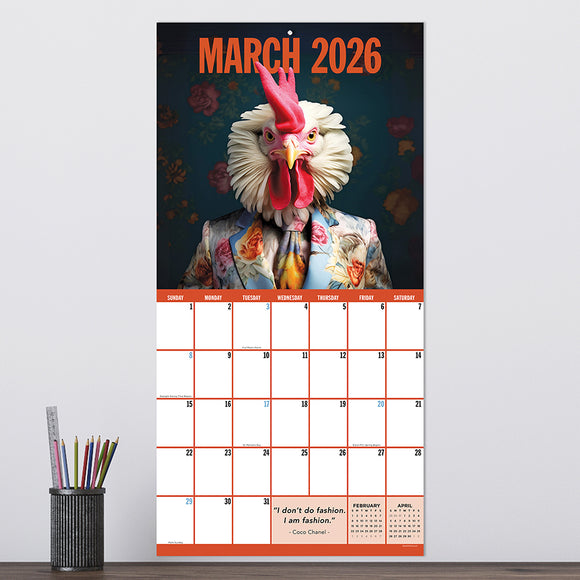 2026 Pawsmopolitan Wall Calendar