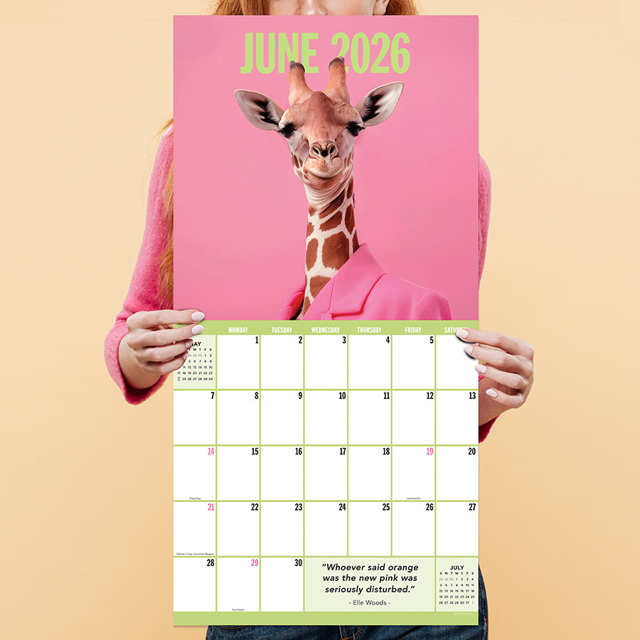 2026 Pawsmopolitan Wall Calendar - 0