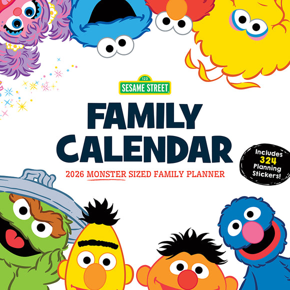 2026 Sesame Street: Monster Sized Family Planner
