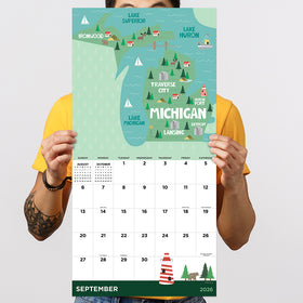 2026 Home: Michigan Wall Calendar - 0
