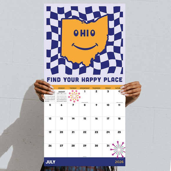 2026 Home: Ohio Wall Calendar