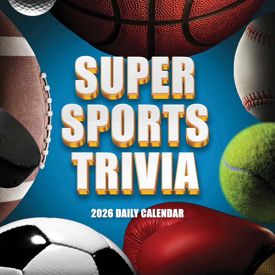 2026 Sports Facts & Trivia Wall Calendar