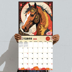 2026 Year of the Horse Wall Calendar - 0