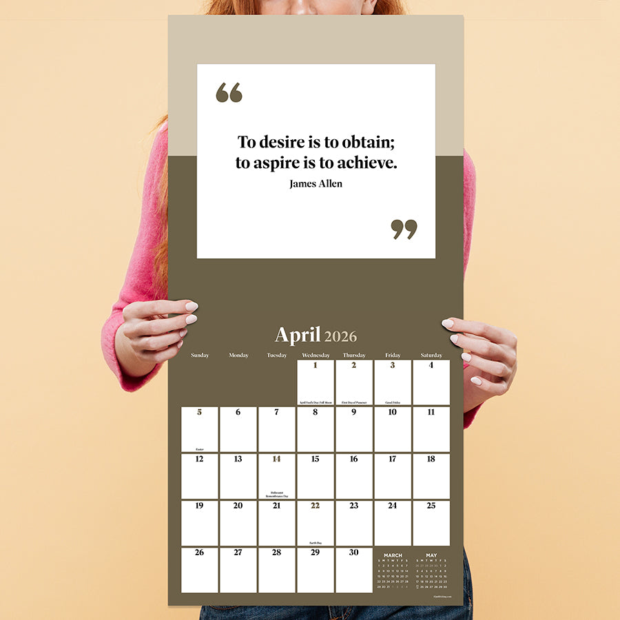 2026 Inspire Wall Calendar - 0