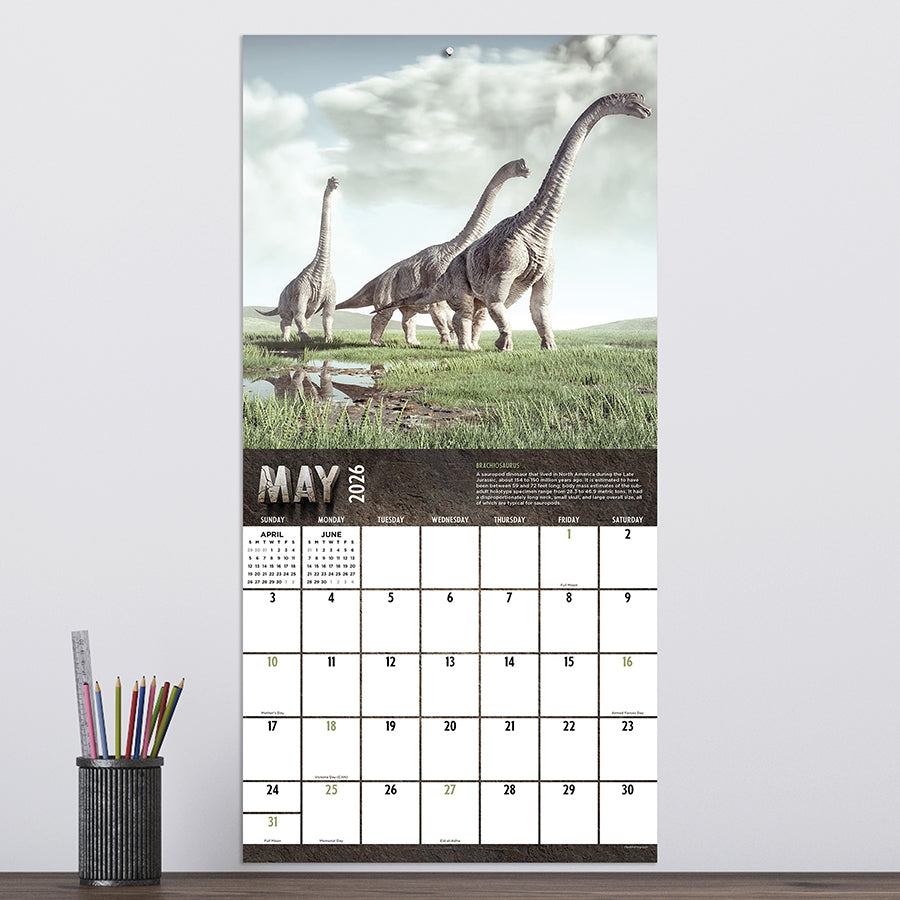 2026 Dinosaurs Wall Calendar | TF Publishing | Calendars +