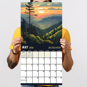 2026 National Parks-Art Wall Calendar - 0