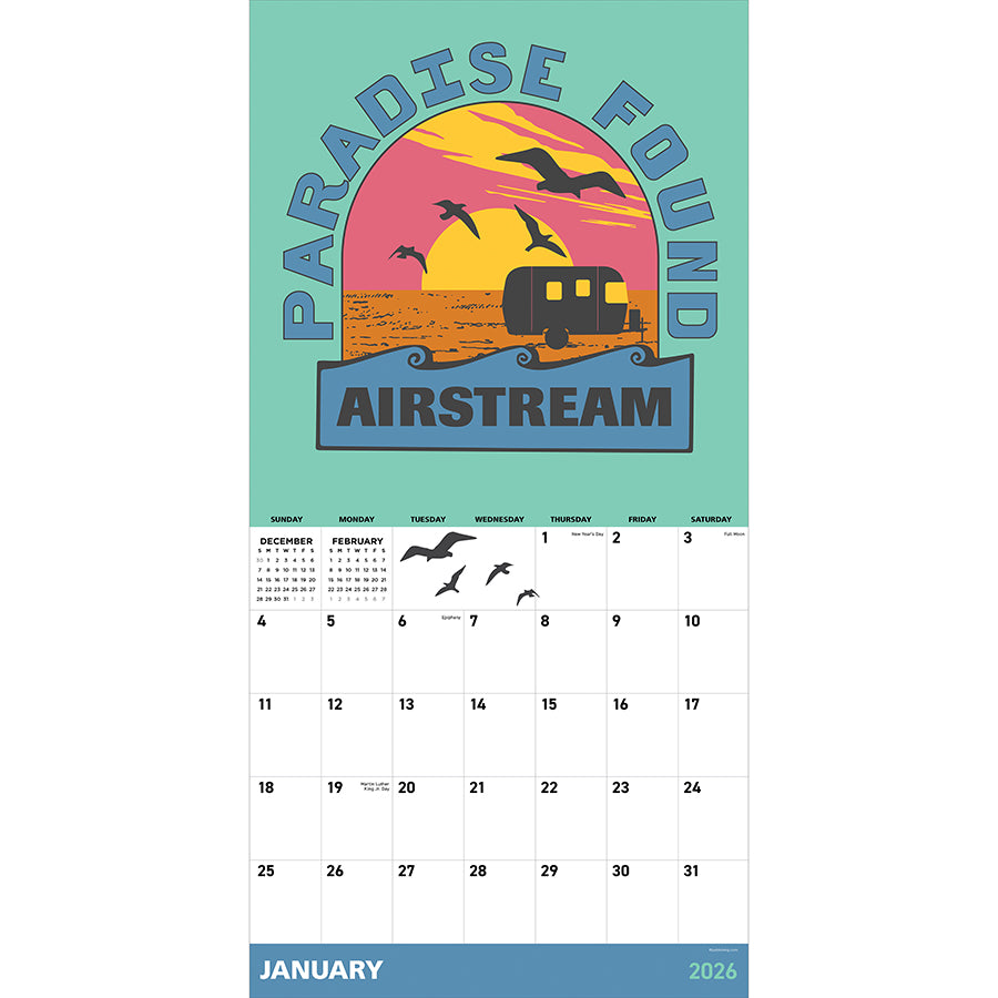 2026 Airstream Wall Calendar