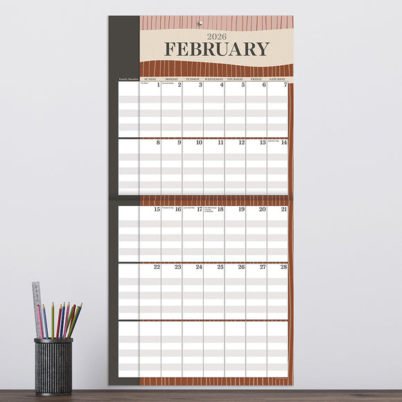 2026 Parent Planner Wall Calendar