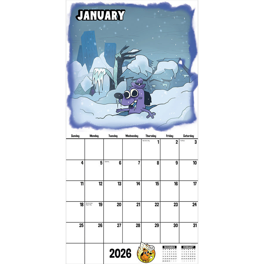 2026 THIS IS FINE Wall Calendar