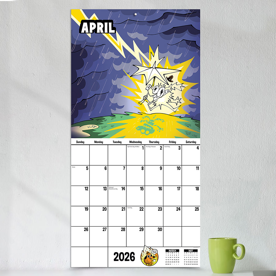 2026 THIS IS FINE Wall Calendar