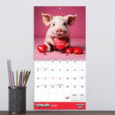 2026 Playful Pigs Mini Calendar-4