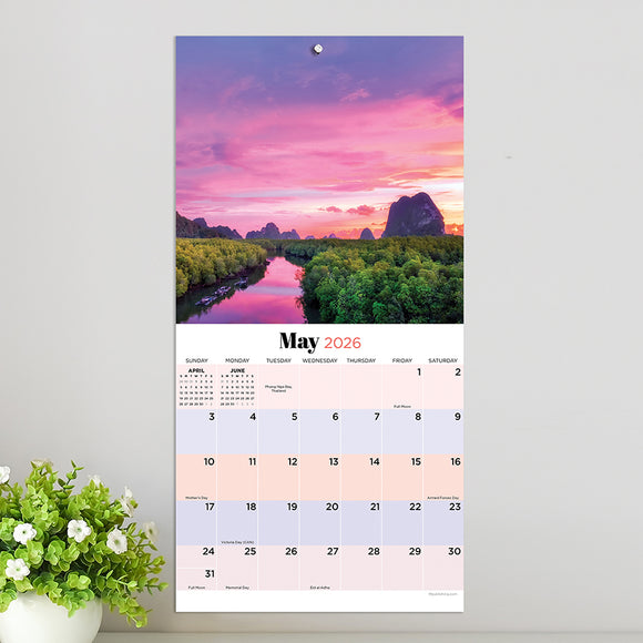 2026 Sunsets Mini Calendar