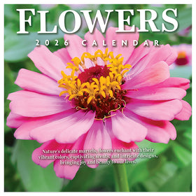 2026 Flowers Mini Calendar