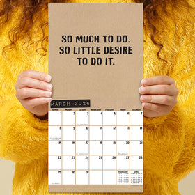 2026 Anti-Affirmations & Sarcasm Mini Calendar - 0