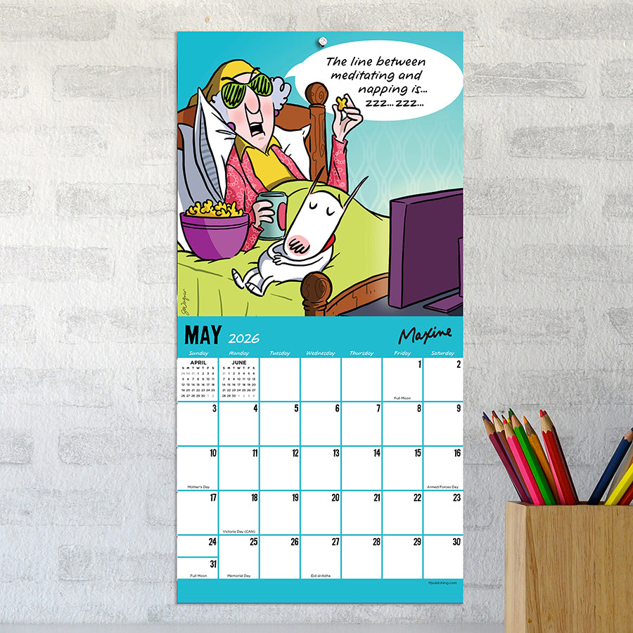 2026 Maxine Mini Calendar