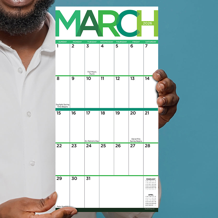 2026 Big Print Mini Calendar - 0