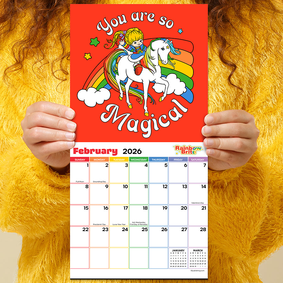 2026 Rainbow Brite Mini Calendar - 0