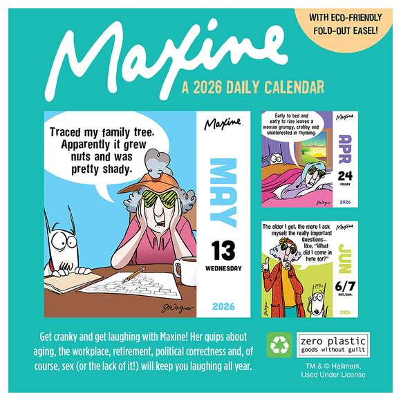 2026 Maxine Daily Desktop Calendar