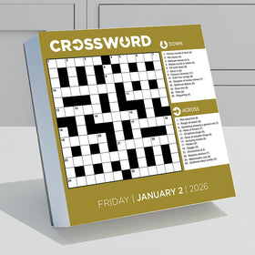 2026 Daily Word Puzzle Daily Desktop Calendar - 0